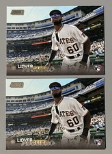 2- 2023 Stadium Club Liover Peguero Rookie RC #223 Pittsburgh Pirates