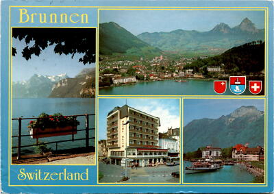 Brunnen, Switzerland, BLITE, Rud. Suter AG, Oberrieden-Zürich Postcard