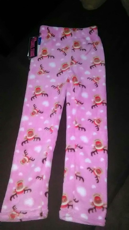 Toddler Girl Christmas Theme Pajama  Pants * 4T * New W/ Tags * Angel Face Brand