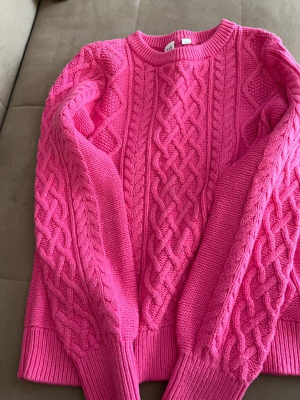 GAP KIDS Girls Pink Long Sleeve Cotton Sweater Size XXL NWT