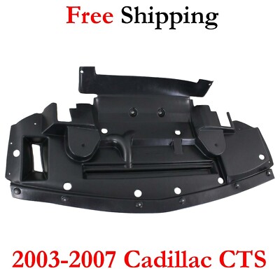 For 2003-2007 Cadillac CTS Front Engine Splash Shield Under Cover Air Deflector