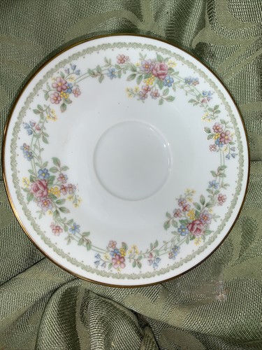 Noritake Contemporary “Memory” pattern Set Of 4 - 6” Saucers Vintage