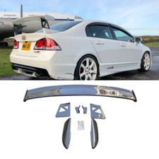 Carbon Fiber Rear Trunk Lip Wing Spoiler For Honda Civic FD2 JDM TR M 8Th 06-11