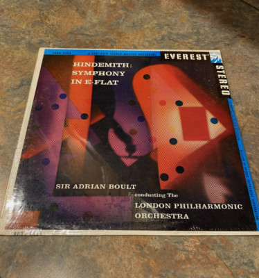 Lp Hindemith: Symphony In E-Flat. Everest LDBR-3008. Sealed