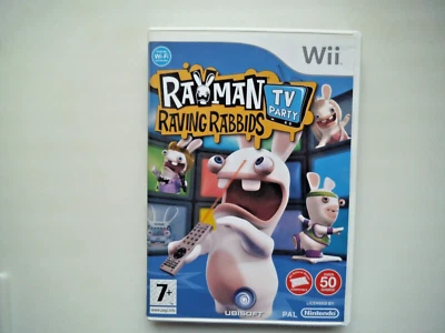 RAYMAN RAVING RABBIDS  TV-Party   (Nintendo Wii) OVP  mit   Anleitung( Englisch) - Bild 1 von 4