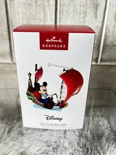 Disney Mickey Hallmark Keepsake - Off to Neverland! - Peter Pan Ornament New