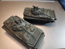 Green BMP 2 plastic toy soldier IFV (same size / scale as Timmee Toys 1/48) 