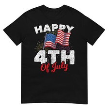 Happy 4th Of July Patriotic American US Flag 4th Of July T-Shirt