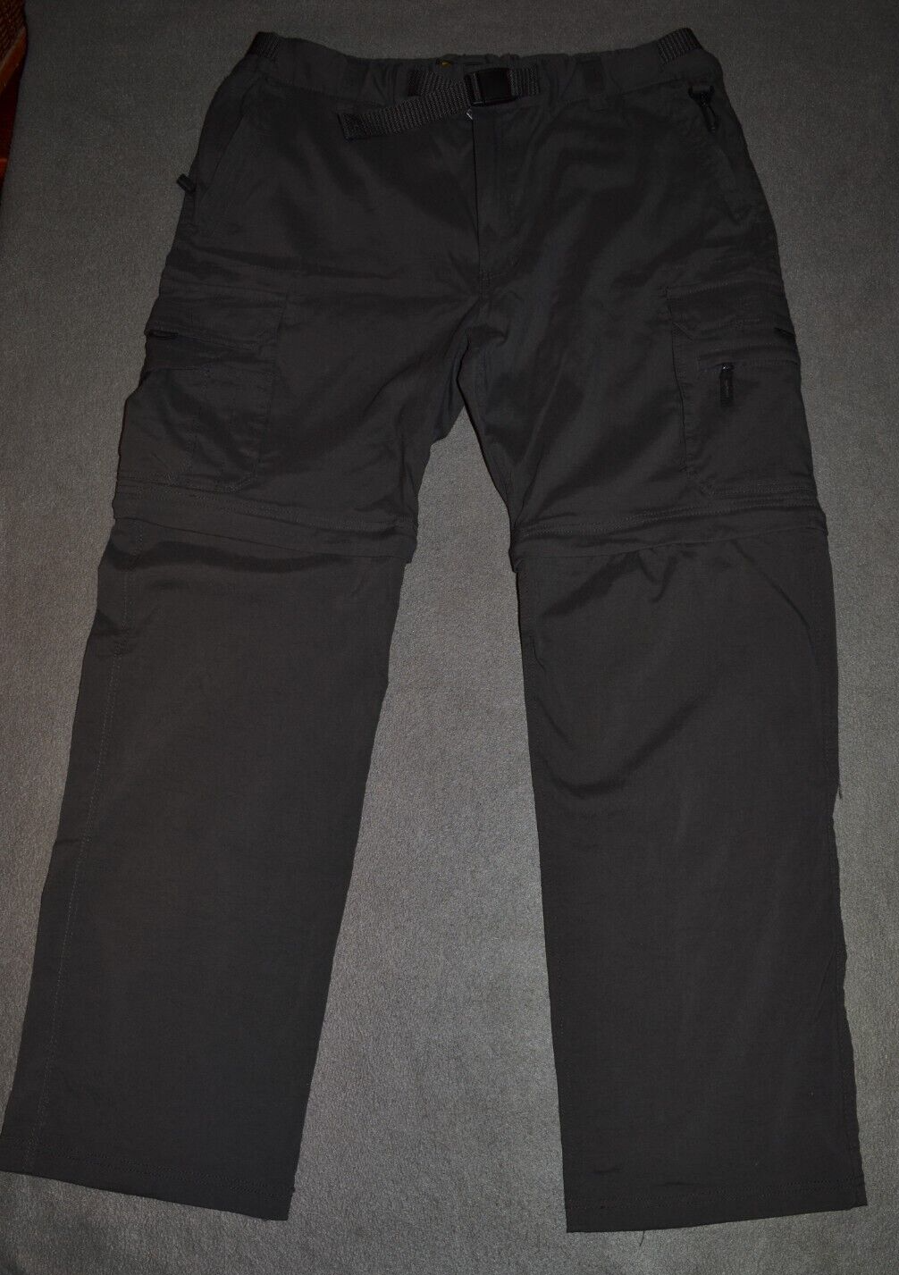 BC Clothing Men's Convertible Stretch Cargo Hiking Pants Shorts