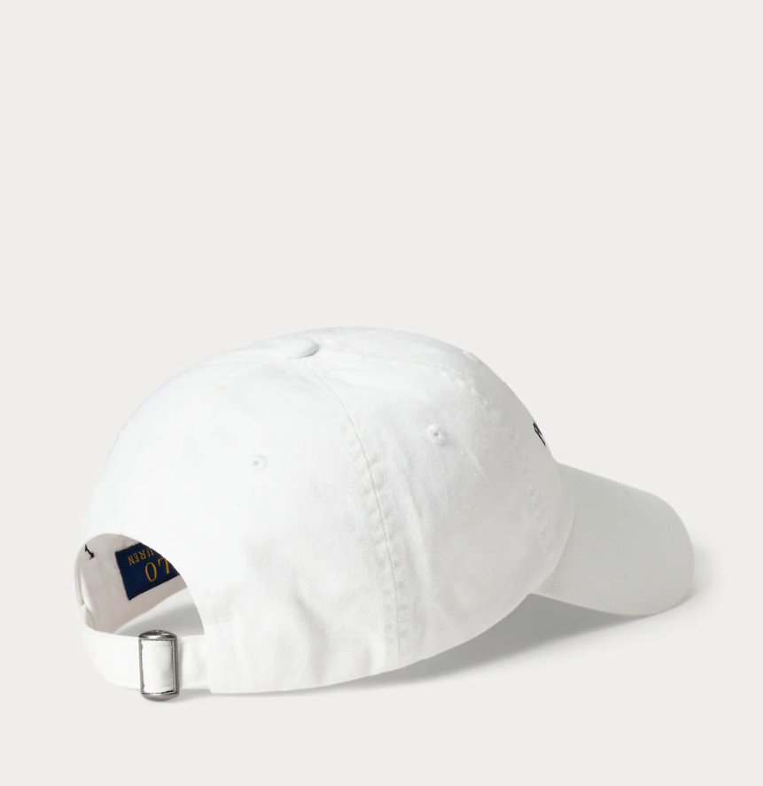 NEW* Men Polo Ralph Lauren Cotton Twill Ball Cap WHITE 👍 | eBay