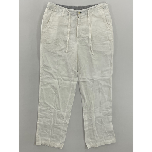 Margaritaville Mens Cabana Pants White 