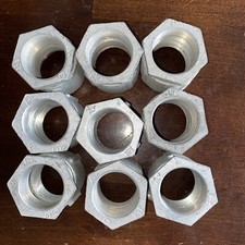 Lot Of 9 RACO 1505, Conduit Coupling, 1-1/4"Rigid/Imc 3-Piece Coupling