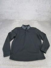 Under Armour Sweatshirt Mens Large Coldgear Black Pullover Tear