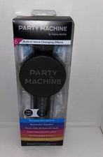 The Party Machine Microphone with 6 Light Effects Bluetooth and box Damaged