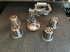 Kitchen Craft Gourmet Kitchen Cutter Manual Food Processor & 4 Cones,