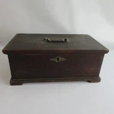 Antique Phineas Smith Mechanics Tool Box wooden chest