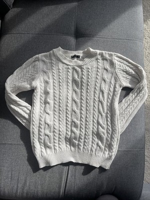 Oodji Damen Pullover Strick Gr. XS Weiß