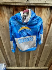 LOS ANGELES CHARGERS YOUTH MED 10 -12 HOODIE HOODED SWEATSHIRT
