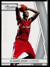 Al-Farouq Aminu 2010-11 Panini Prestige #158 Rookie Los Angeles Clippers