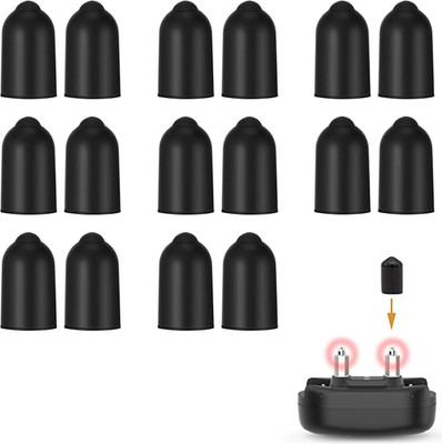 16PCS Silicone Tip Covers for Dog Training Collar Contact Prongs