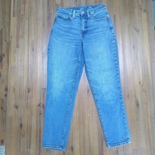 Old Navy Sz 4 High Rise Curvy OG Straight Light Stretch Denim Womens Jeans