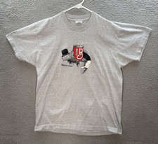 Vintage Adidas Shirt Adult XL Gray Single Sti...