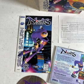 Nights Into Dreams with New 3D Control Pad Controller Sega Saturn, 1996