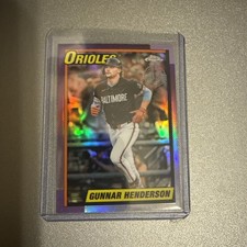 2025 Topps Chrome LogoFractor - 1990 Topps Baseball Gunnar Henderson #90CB-3