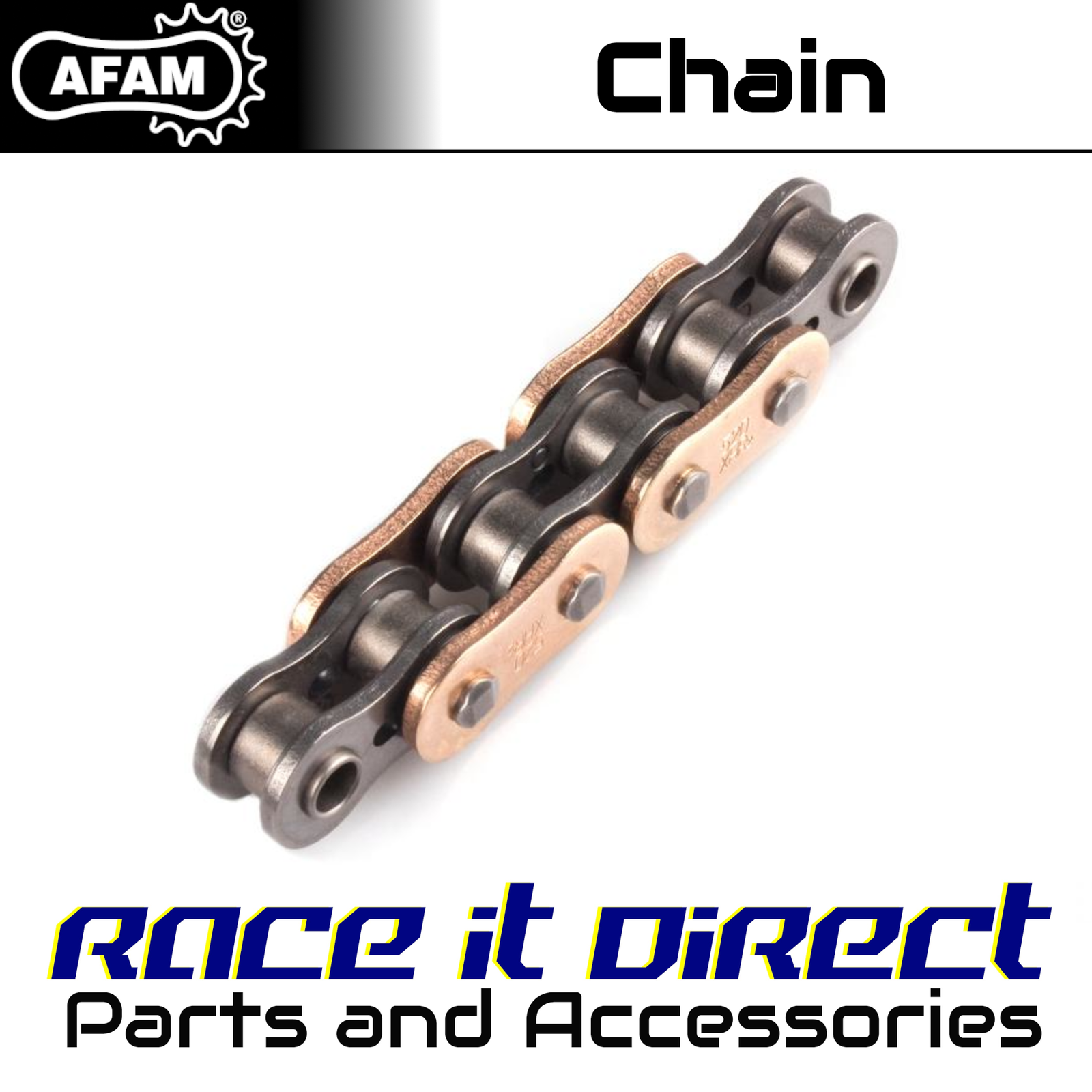 Chain for HONDA CBR 1100 XX 1997-2008 XHR2 Gold AFAM