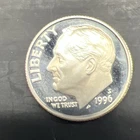 1996 S Silver Proof Roosevelt Dime Ten Cent Coin 10c Silver 90% Actual Coin