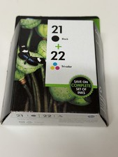 HP 21/22 Genuine/Original Ink Cartridges Black Tri-Color Inkjet C9509FN