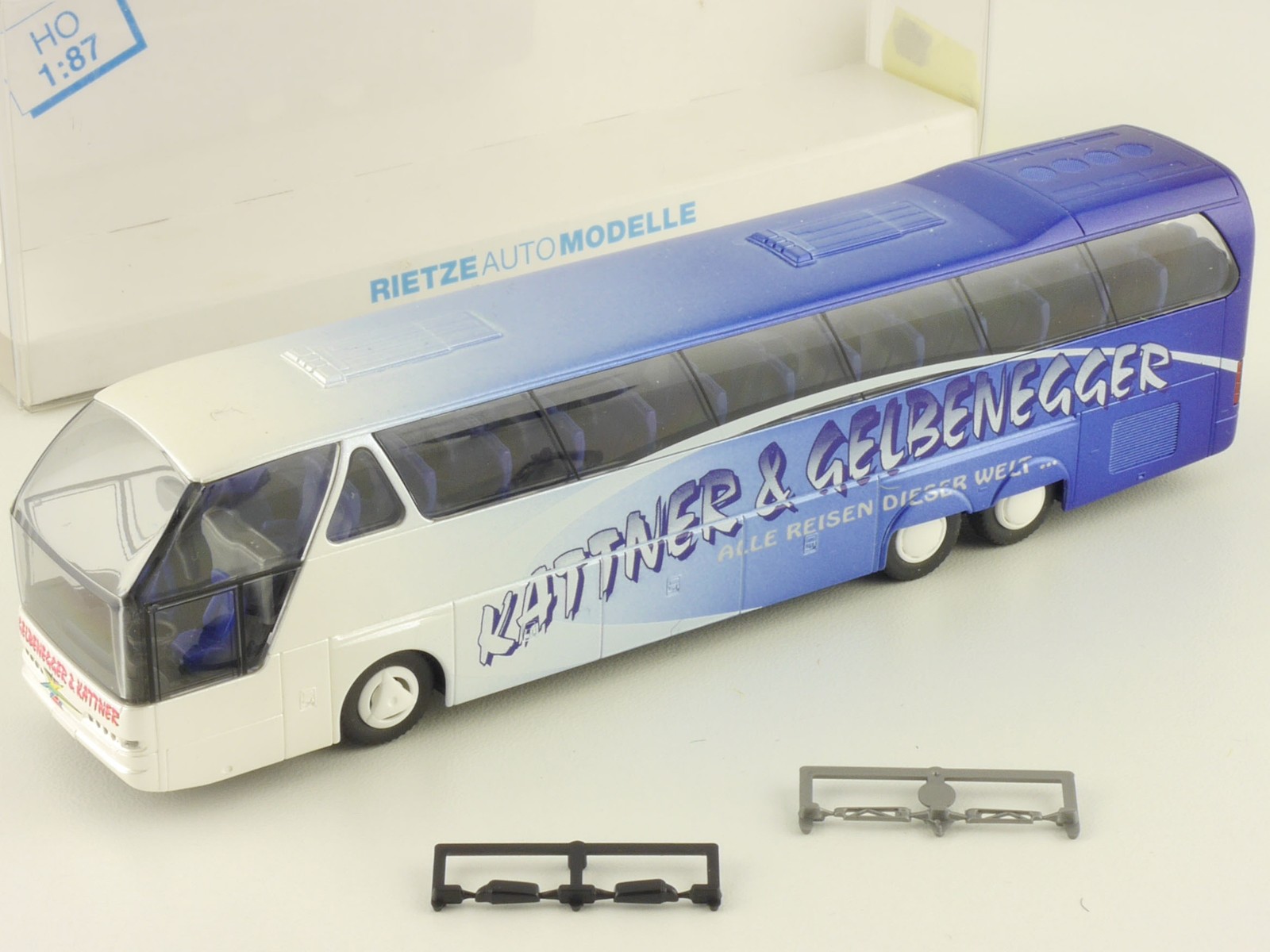 Rietze 64526 Neoplan Starliner Kattner Gelbenegger Bus Travel OVP 1604-13-98
