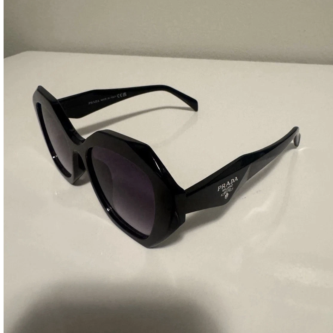 PRADA Polarized Black Butterfly Sunglasses for Women for sale | eBay