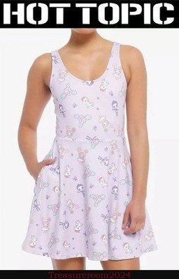 HOT TOPIC Tokidoki Pastel Active Tank Dress Attached Shorts Juniors Large NEW!
