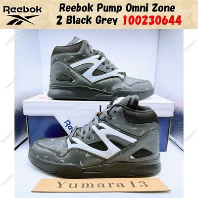 Reebok Pump Omni Zone 2 Schwarz Grau 100230644 Herren Gr.