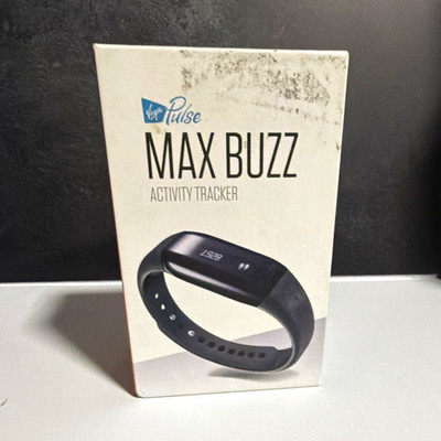 Virgin Pulse Max Buzz Activity Tracker Bluetooth OLED Water Resistant Black