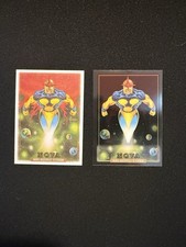 2024 SKYBOX Marvel Masterpieces 92 Platinum #68 NOVA Canvas + Clear Cut