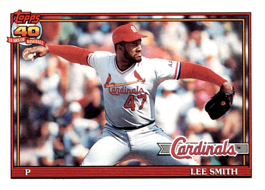 1991 Topps #660b Lee Smith