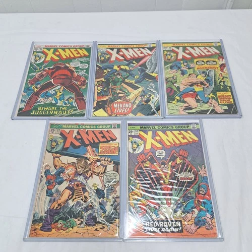 Vintage Marvel Comics Group X-men #80, 82, 84, 89, 92 Lot Of 5 Comic Book