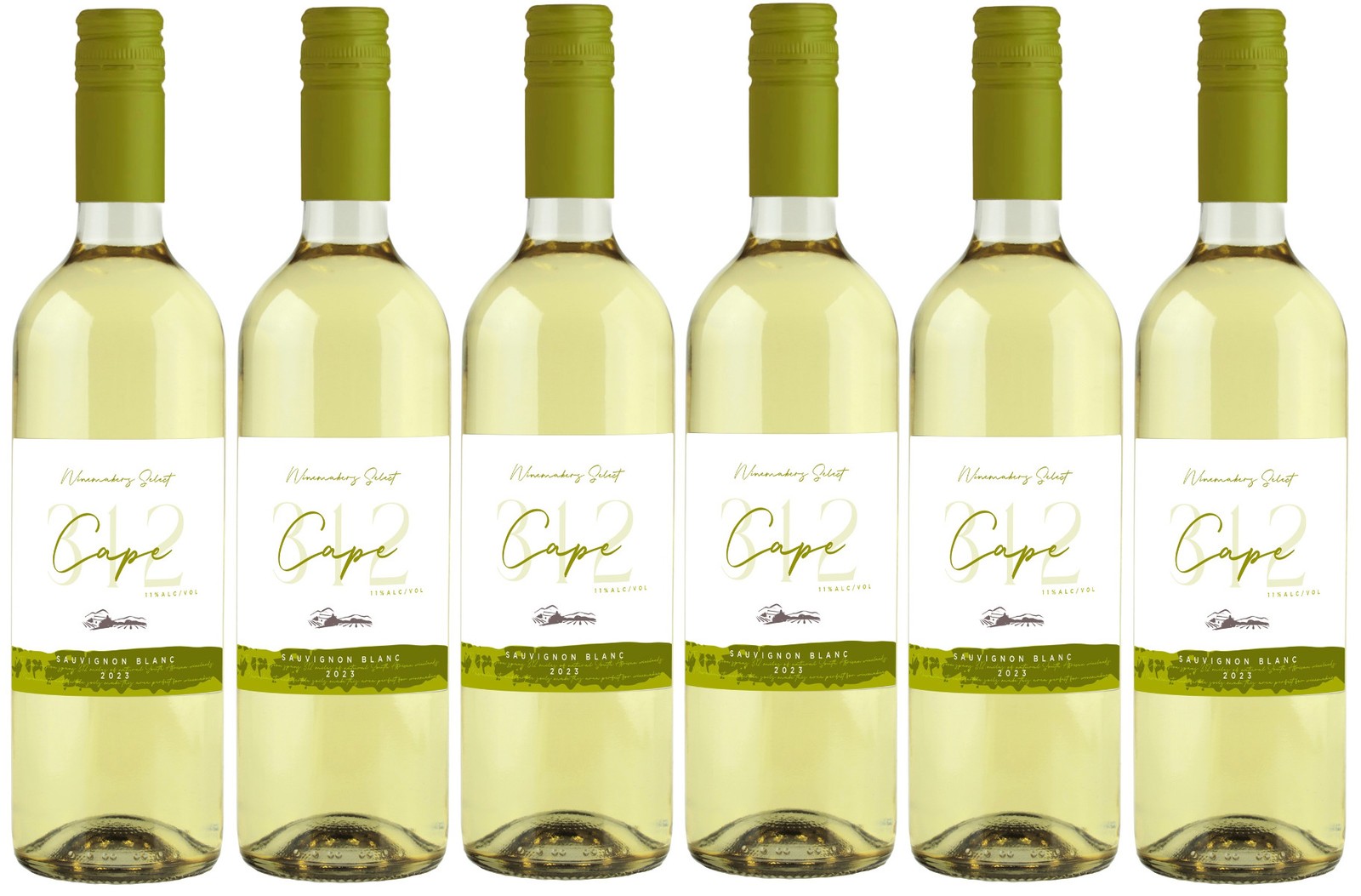 Cape 312 South African Sauvignon Blanc (6 x 750ml - 11%)