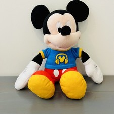 Disney Junior Mickey Mouse Club Mickey Singing Fun Hot Dog Song Plush 12  WORKS