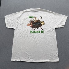 Vintage Lion King 1 1/2 Disney Movie Promo T-shirt Sz XL Double Sided 2000s