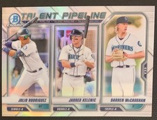 2021 Bowman Baseball - Talent Pipeline - Seattle - Julio Rodriguez RC ++