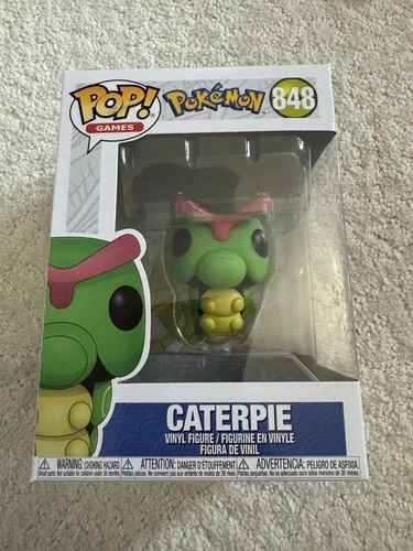Funko Pop!  Pokemon Caterpie #848 W/ Protector