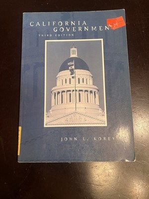 California government third edition Korey
