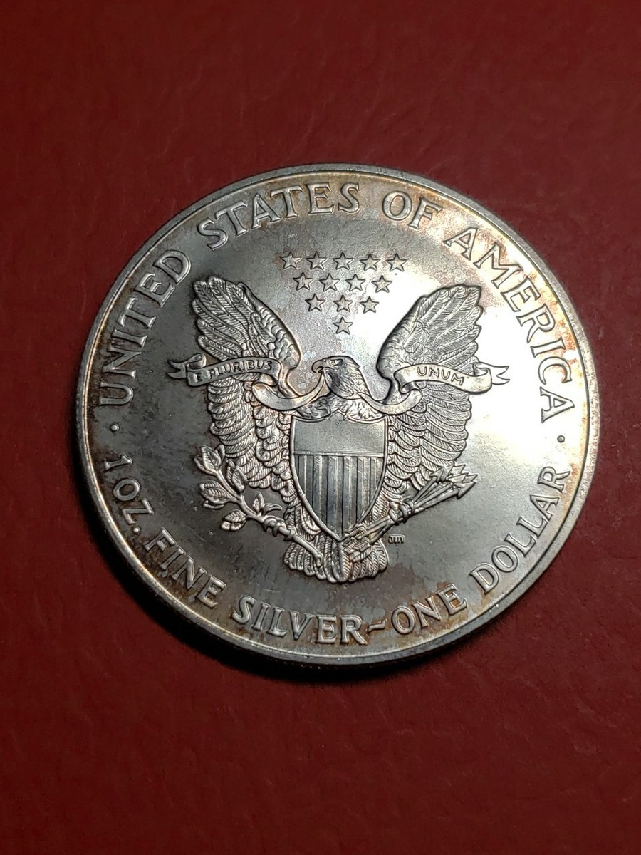 1999 American Silver Eagle - .999 - 1 oz Silver Dollar. | eBay