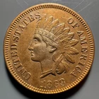 1868 US Indian Cent C421