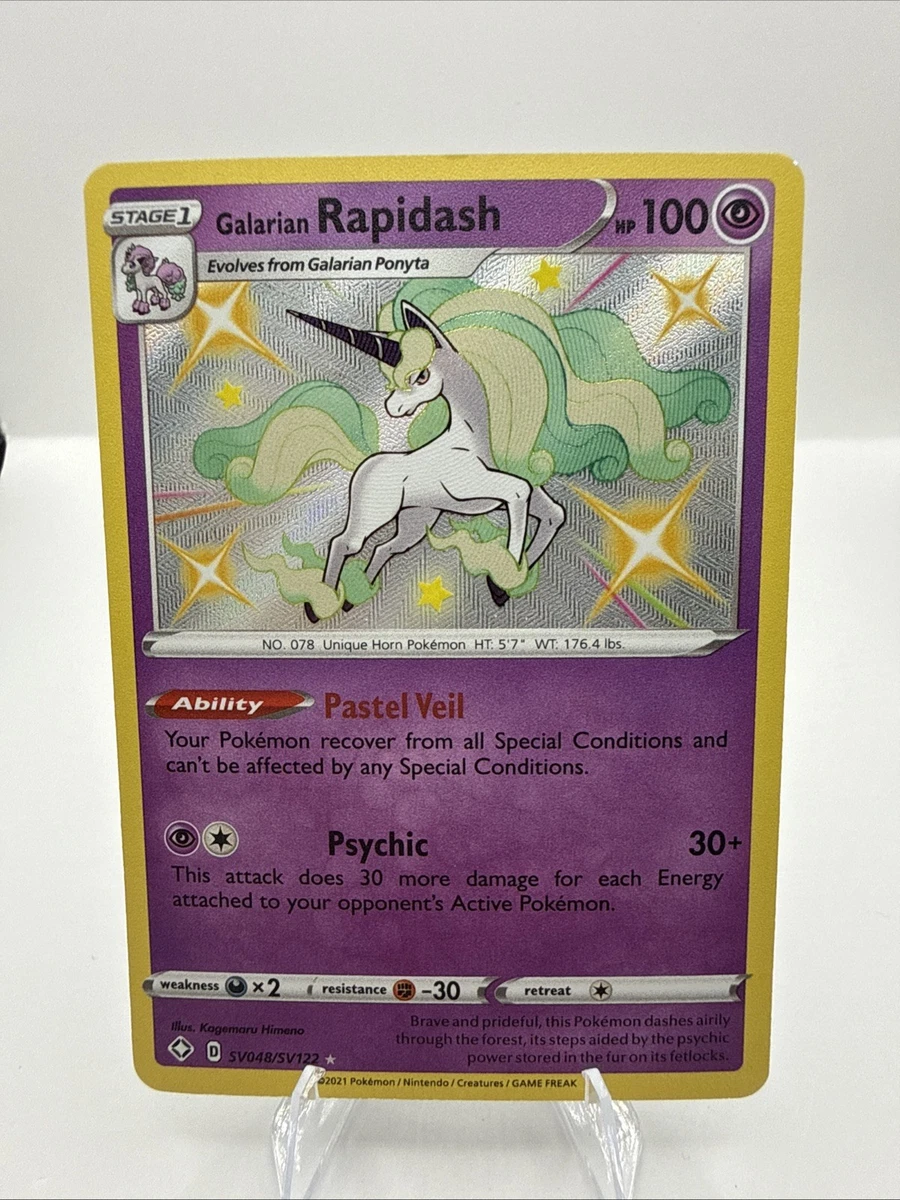 Galarian Rapidash Pokmon TCG Cards for sale | eBay