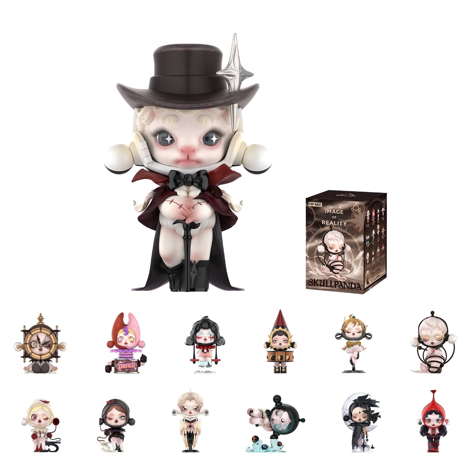 SKULLPANDA Image Of Reality Series Figures, SKULLPANDA Blind Box Figures, Ran...