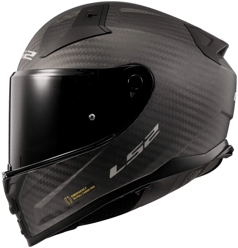 LS2 FF811 Vector II Integralhelm matt-carbon - Bild 4 von 4